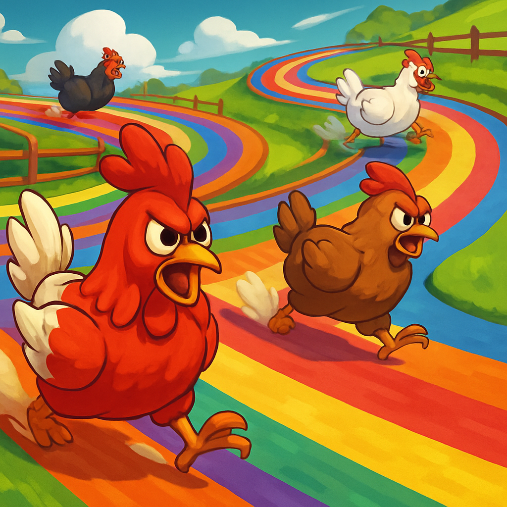 Juego 2: Carrera de Pollos